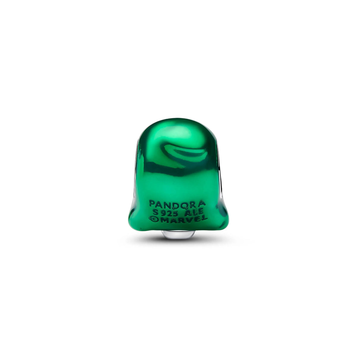 Marvel Dr. Doom sterling silver charm with green and black enamel