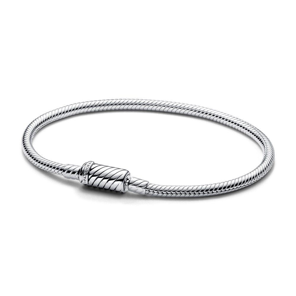 PANDORA パンドラ Clasp Snake Chain Bracelet Pandora Moments Sliding Magnetic Clasp Snake Chain Bracelet