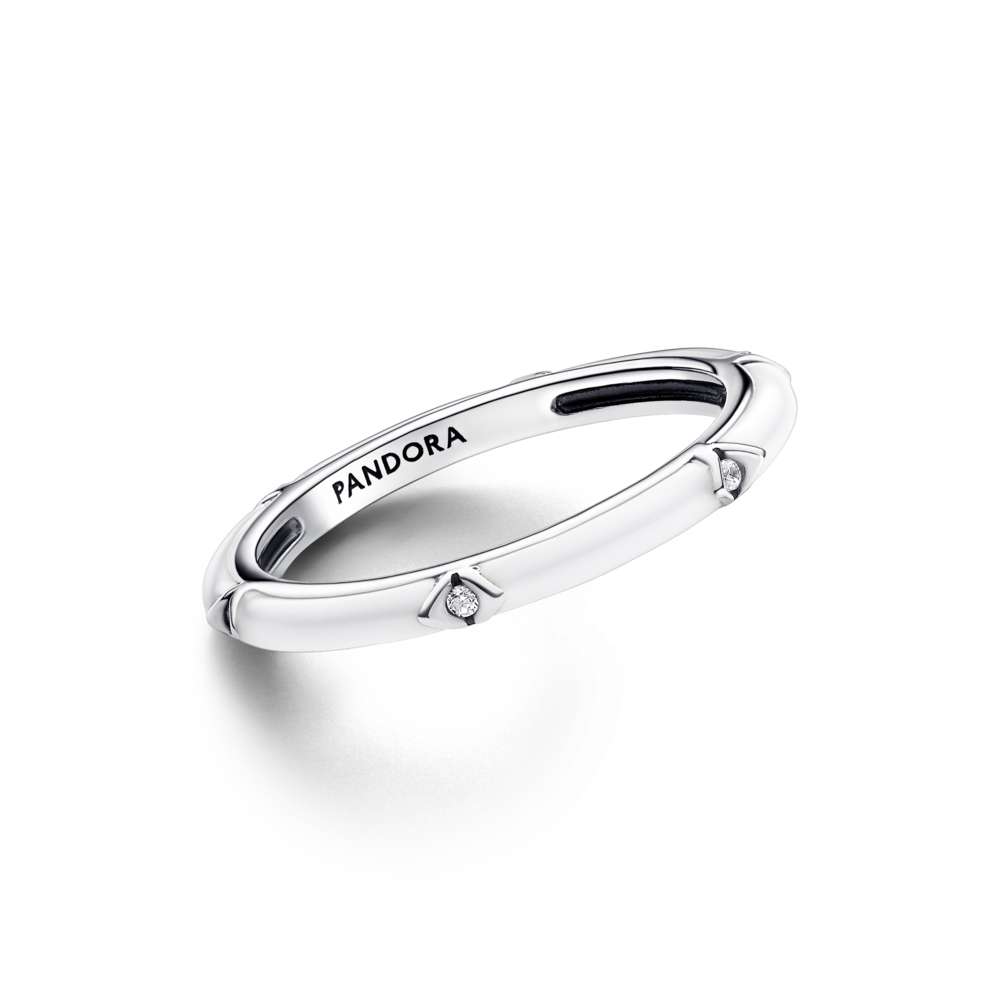 White enamel deals ring pandora