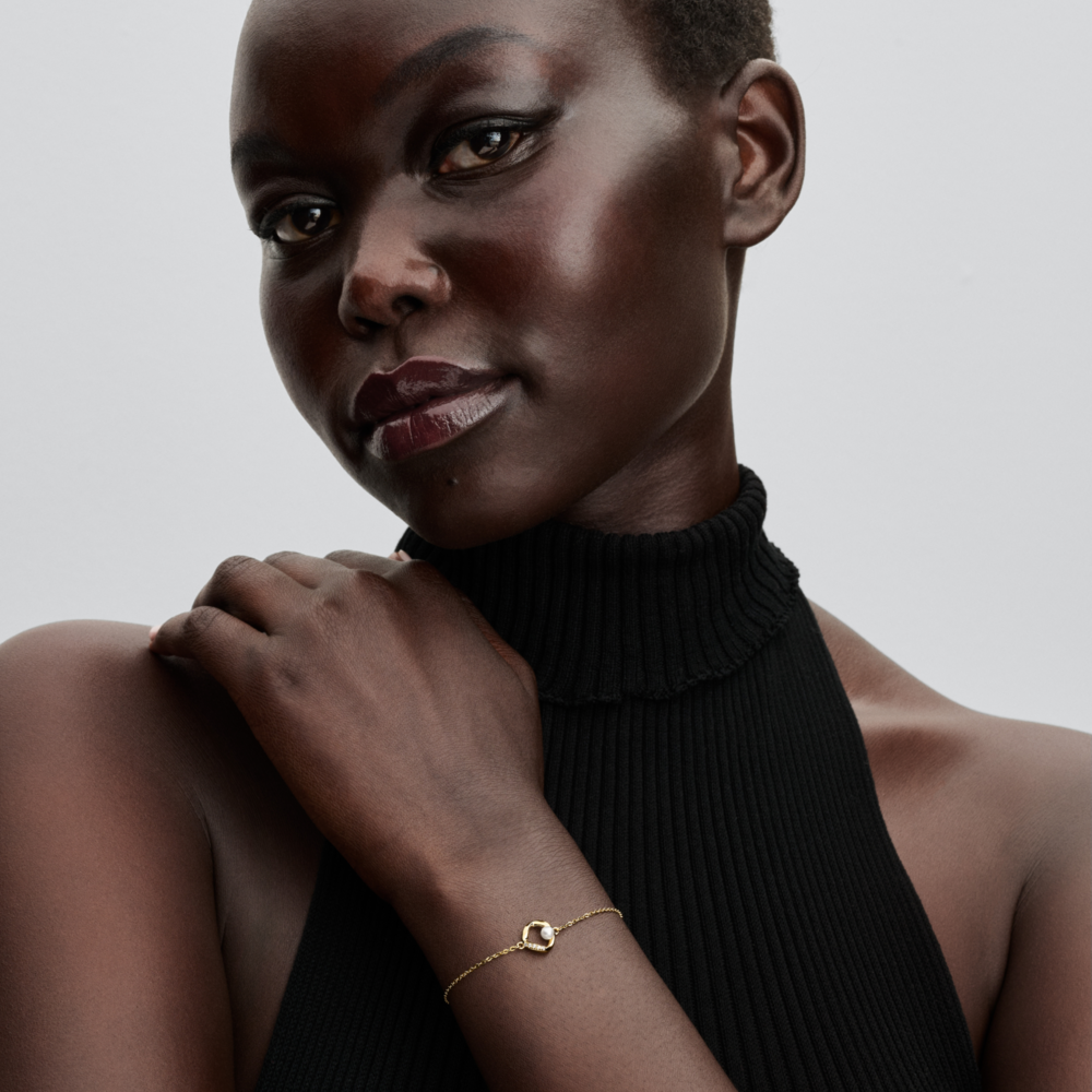 14k gold-plated bracelet