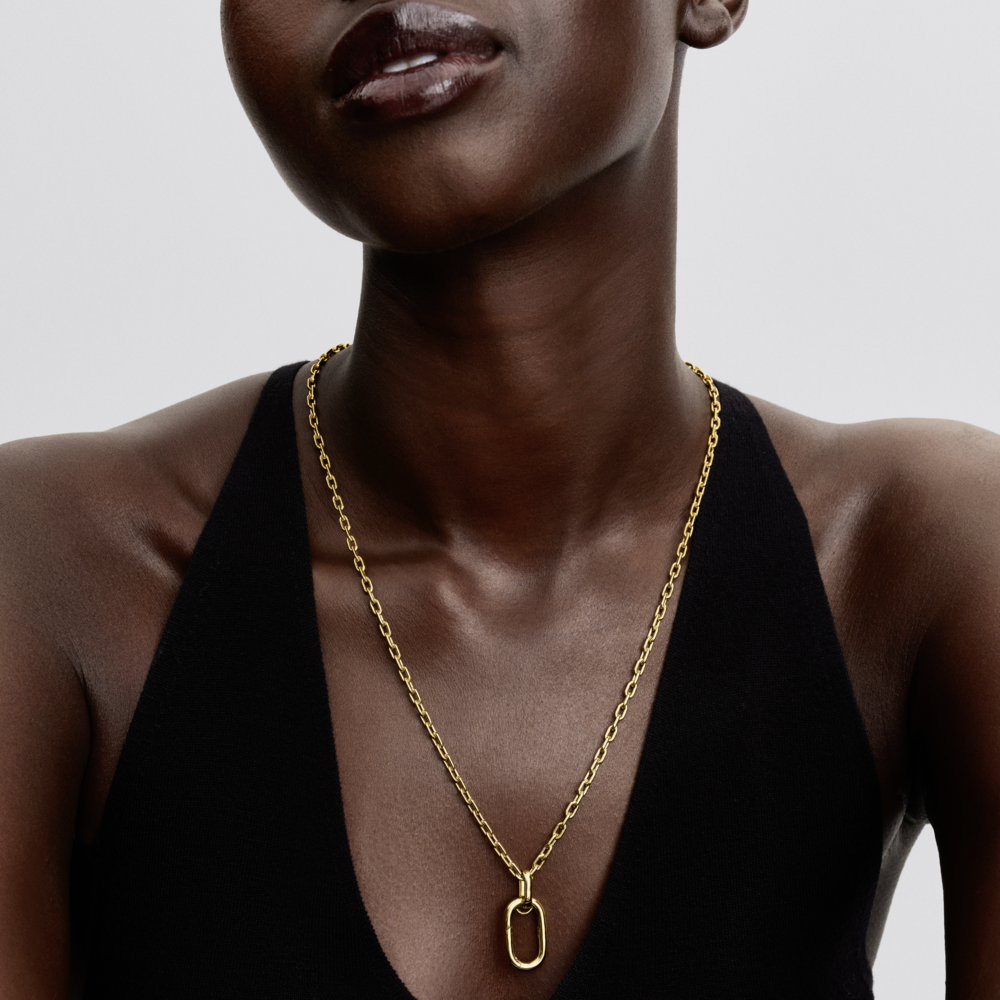 Openable Large Link Chain Necklace
14k gold plating
