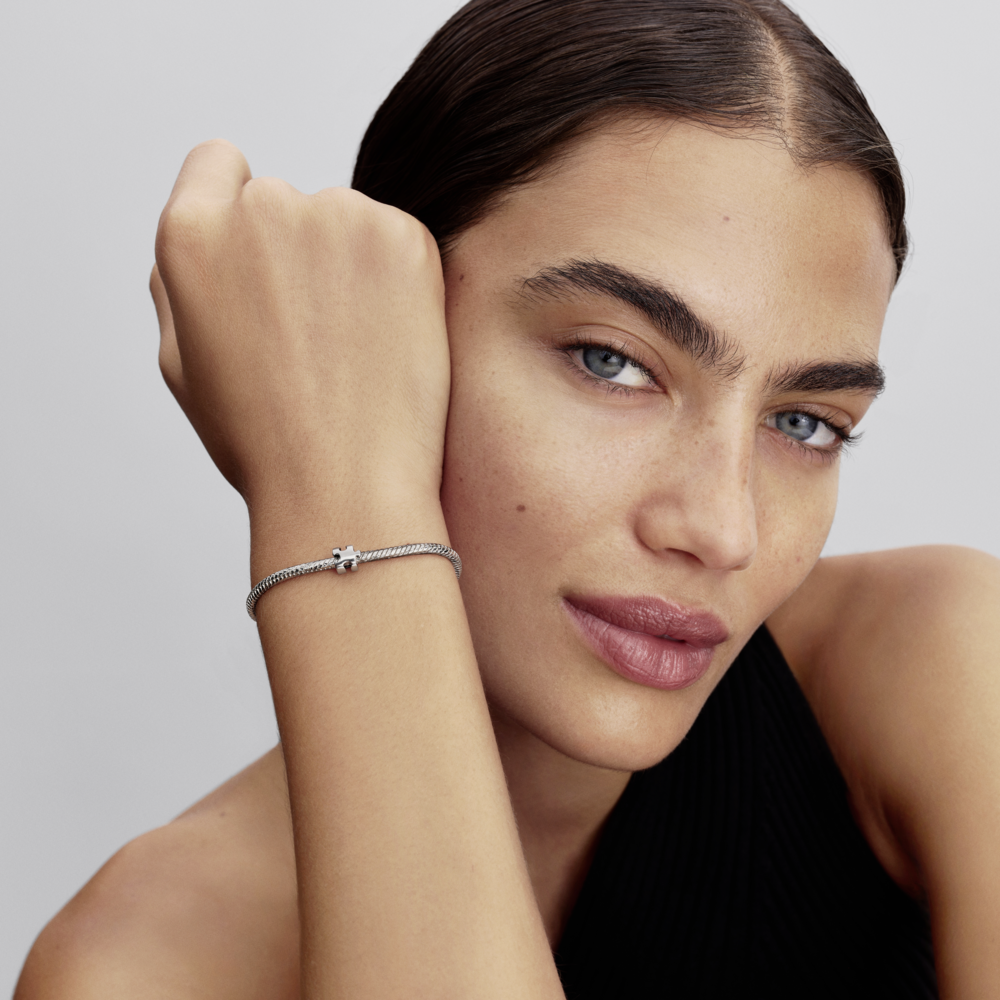 Puzzle sterling silver mini charm