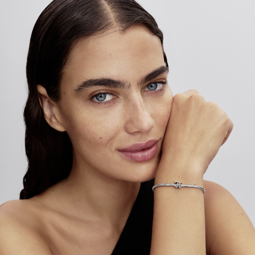 Snake sterling silver mini charm