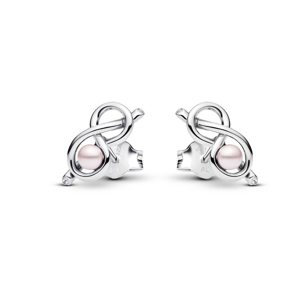 Infinity Knot Stud Earrings