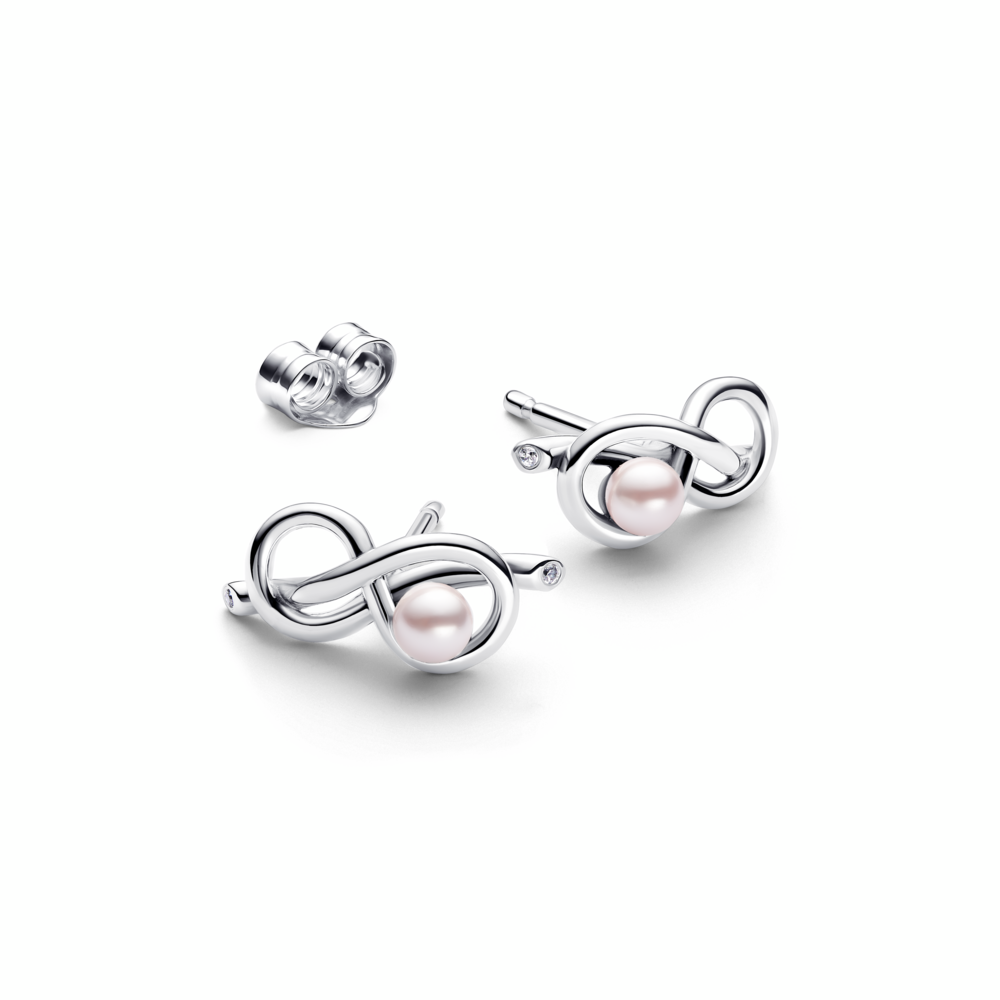 Infinity Knot Stud Earrings