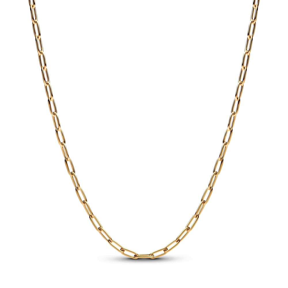 Elongated Link Chain Necklace