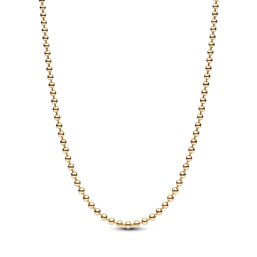 14k gold-plated ball chain