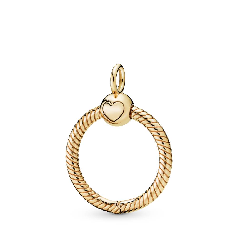 Medium 14k Gold Plated O Pendant