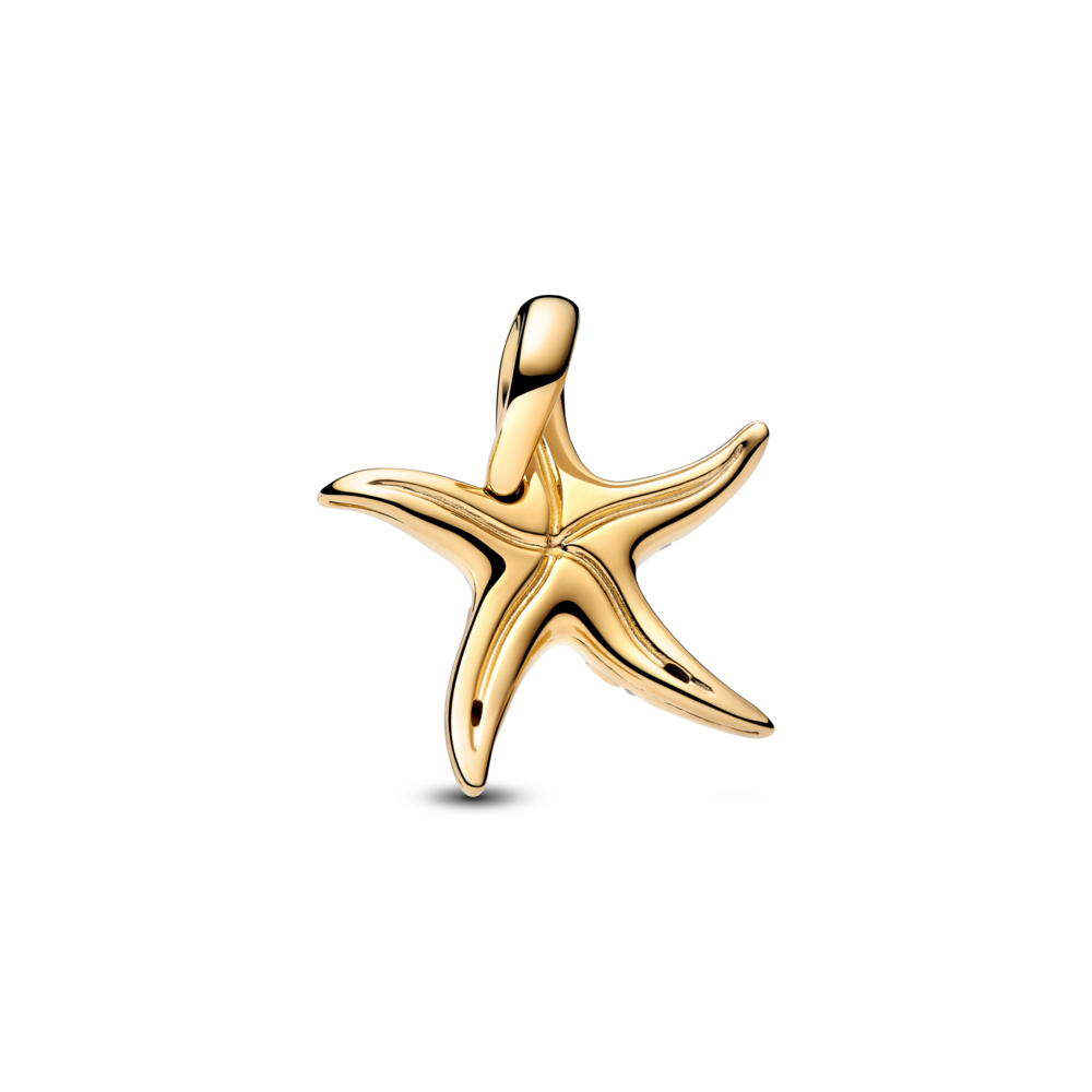Sparkling Blue Starfish Dangle Charm