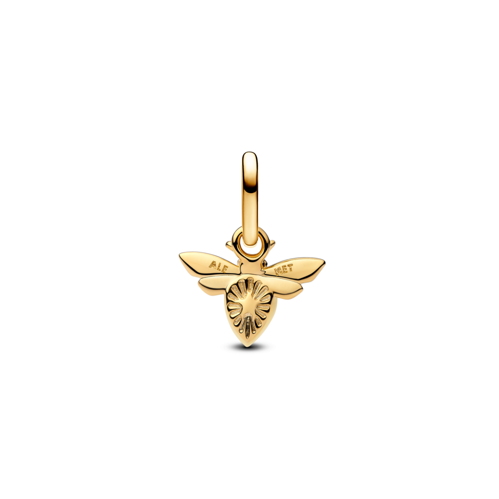 White Bee Mini Dangle Charm