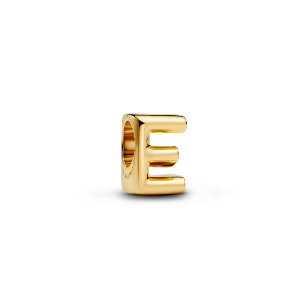 letter E alphapet charm