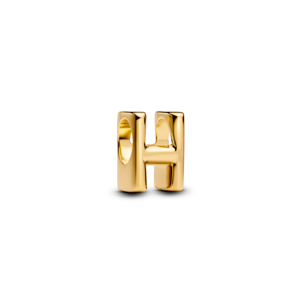 letter H alphapet charm