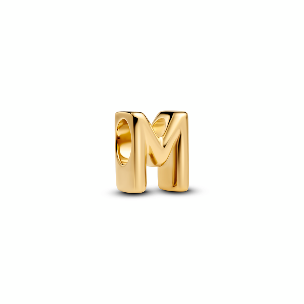 letter M alphapet charm