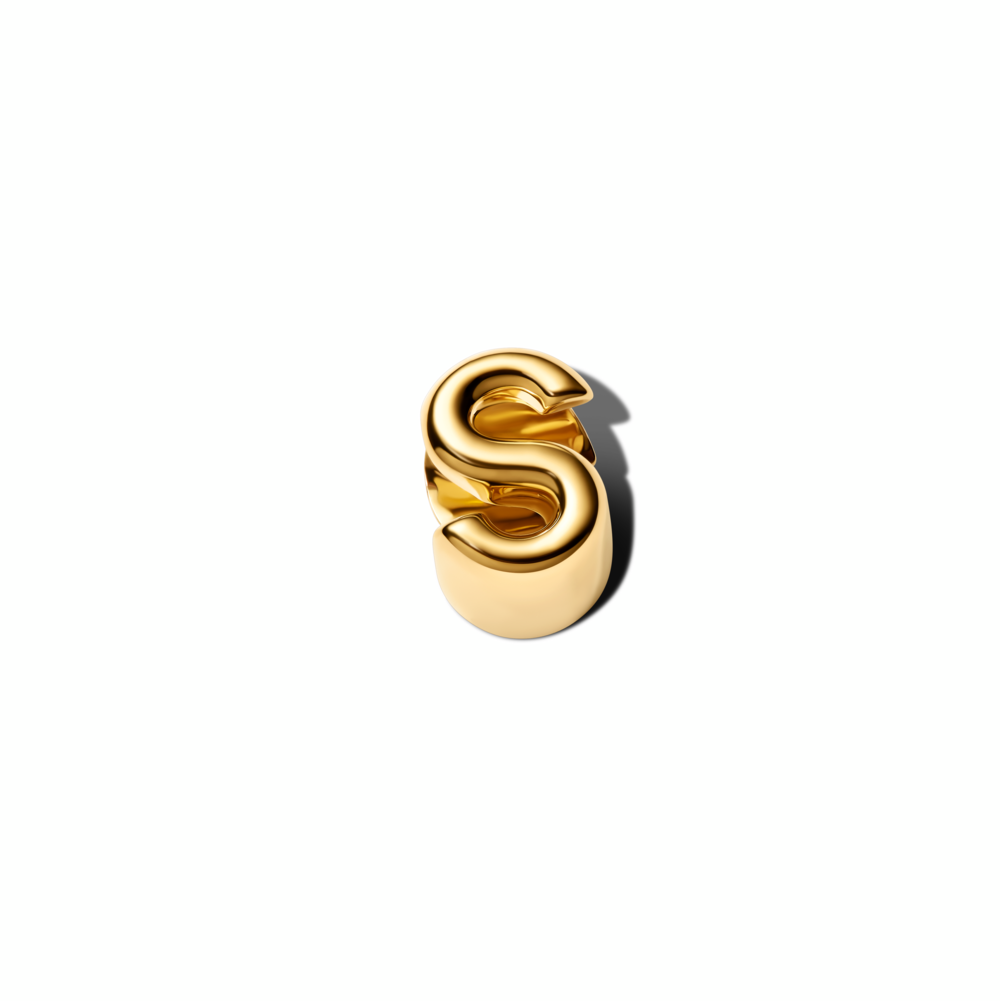 letter S alphapet charm