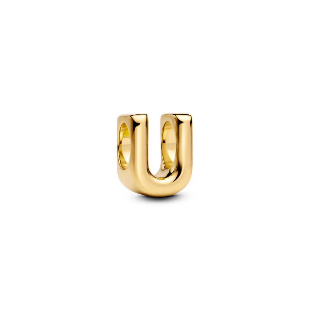 letter U alphapet charm