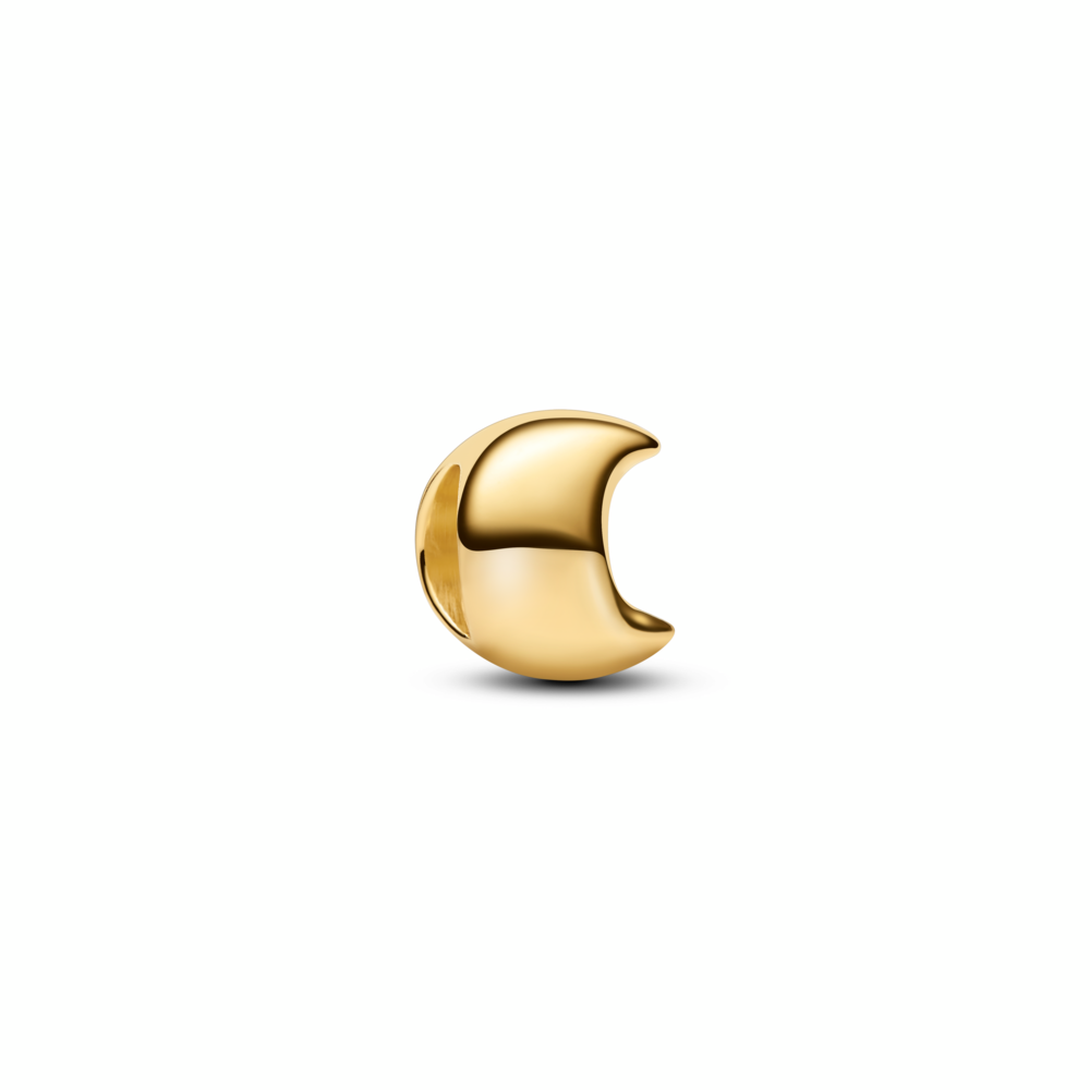 Moon 14k gold-plated mini charm