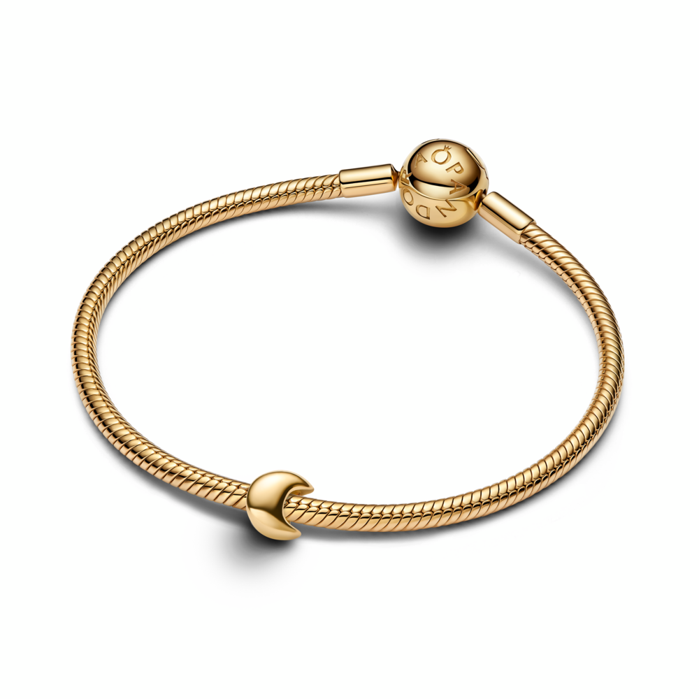 Moon 14k gold-plated mini charm