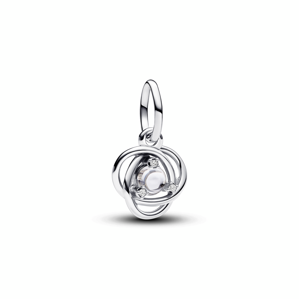 April Eternity Circle Dangle Charm