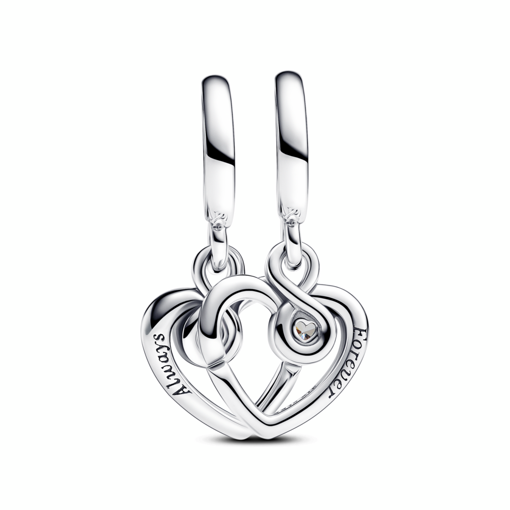 Forever & Always Splittable Dangle Charm