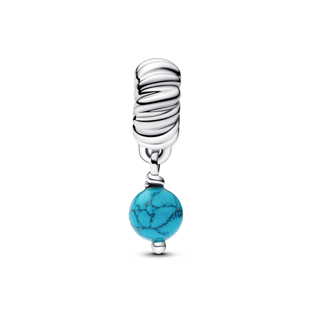 Turquoise-coloured Dangle Charm