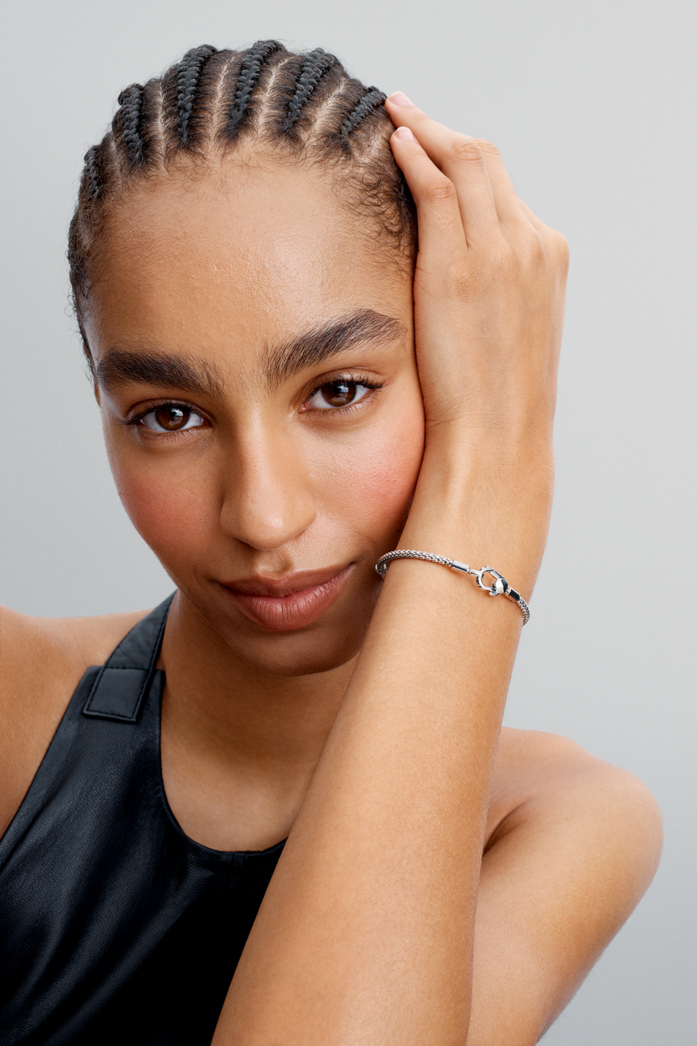 Studded Clasp & Chain Bracelet