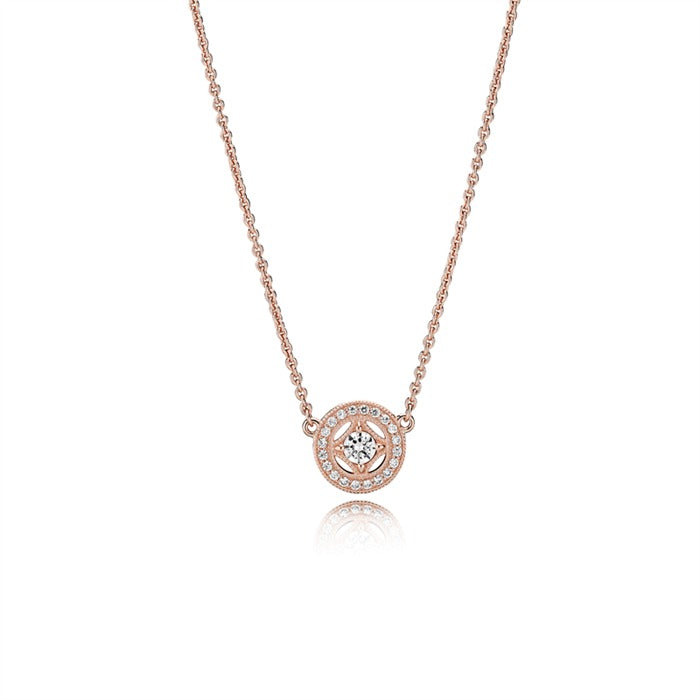 PANDORA Rose collier with clear cubic zirconia