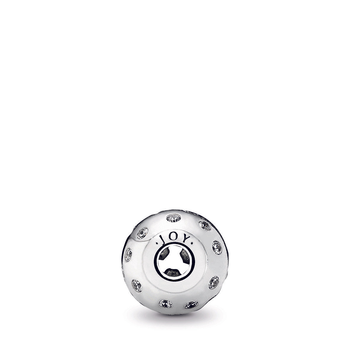 JOY ESSENCE COLLECTION charm in silver with cubic zirconia