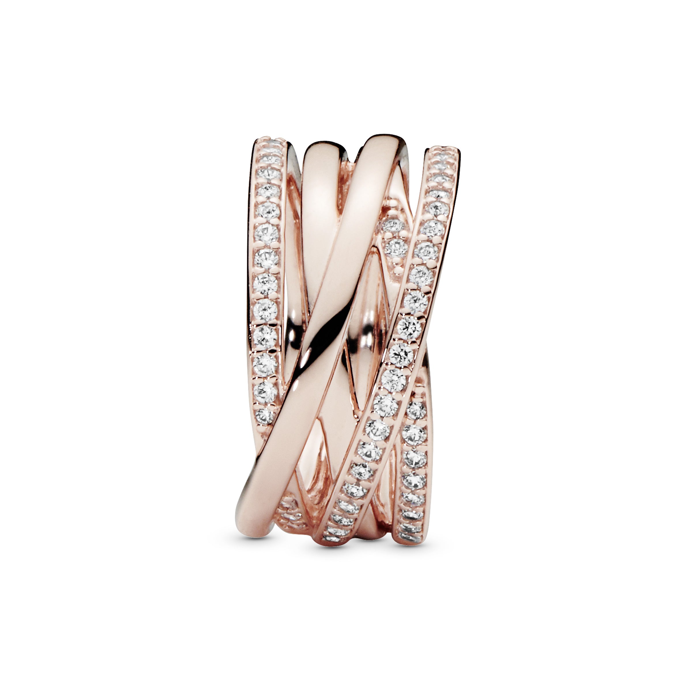 PANDORA Rose ring with clear cubic zirconia