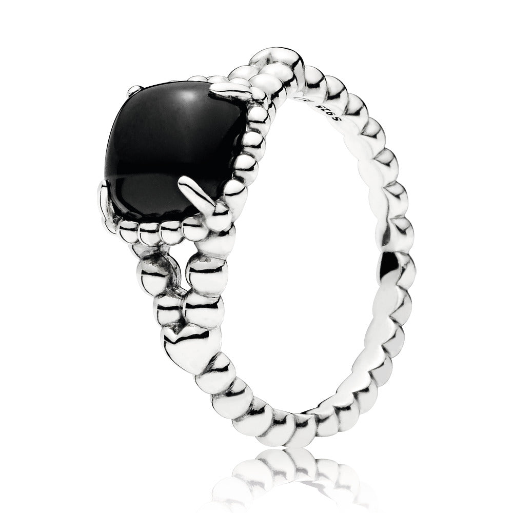 Pandora store onyx ring