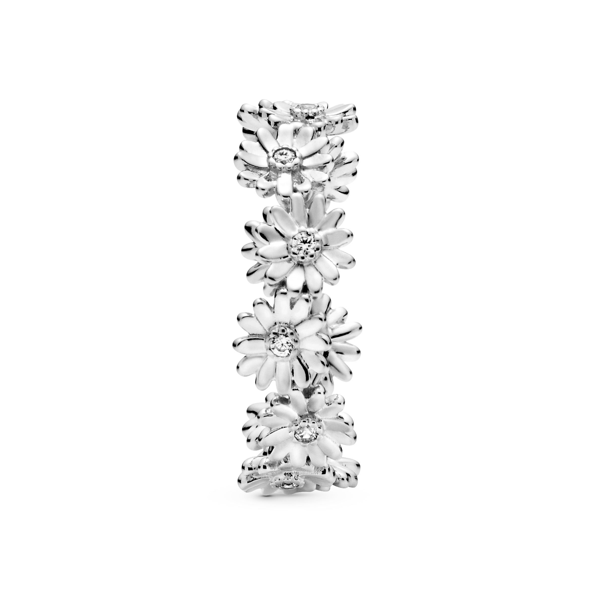 Sparkling Daisy Flower Crown Ring
