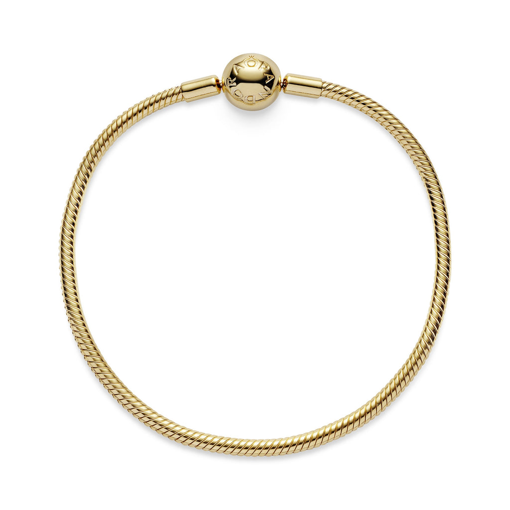 14k gold top snake chain bracelet