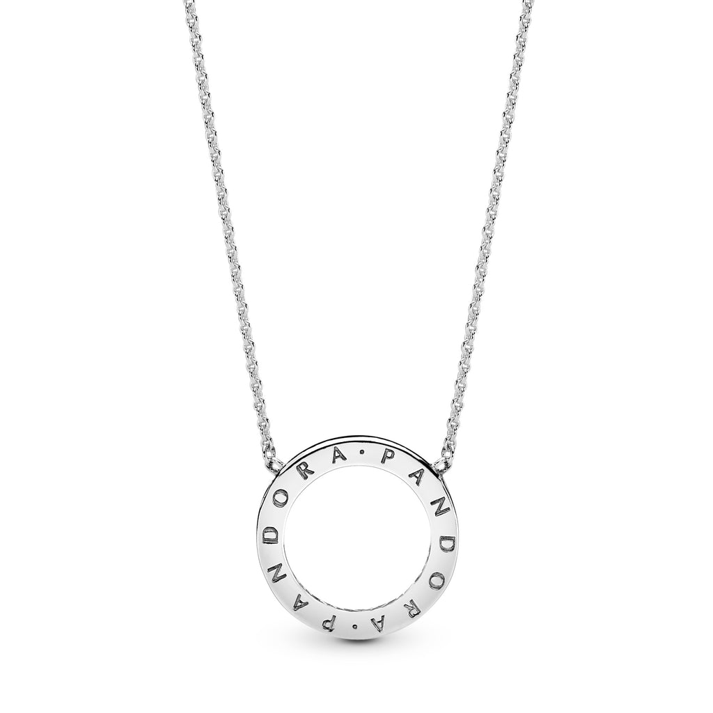 Pandora circle outlet charm necklace