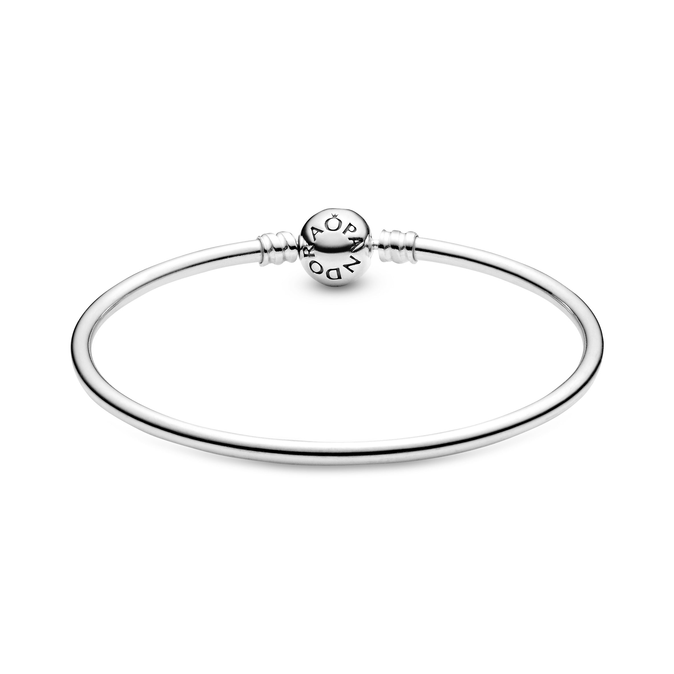 Silver bangle bracelet