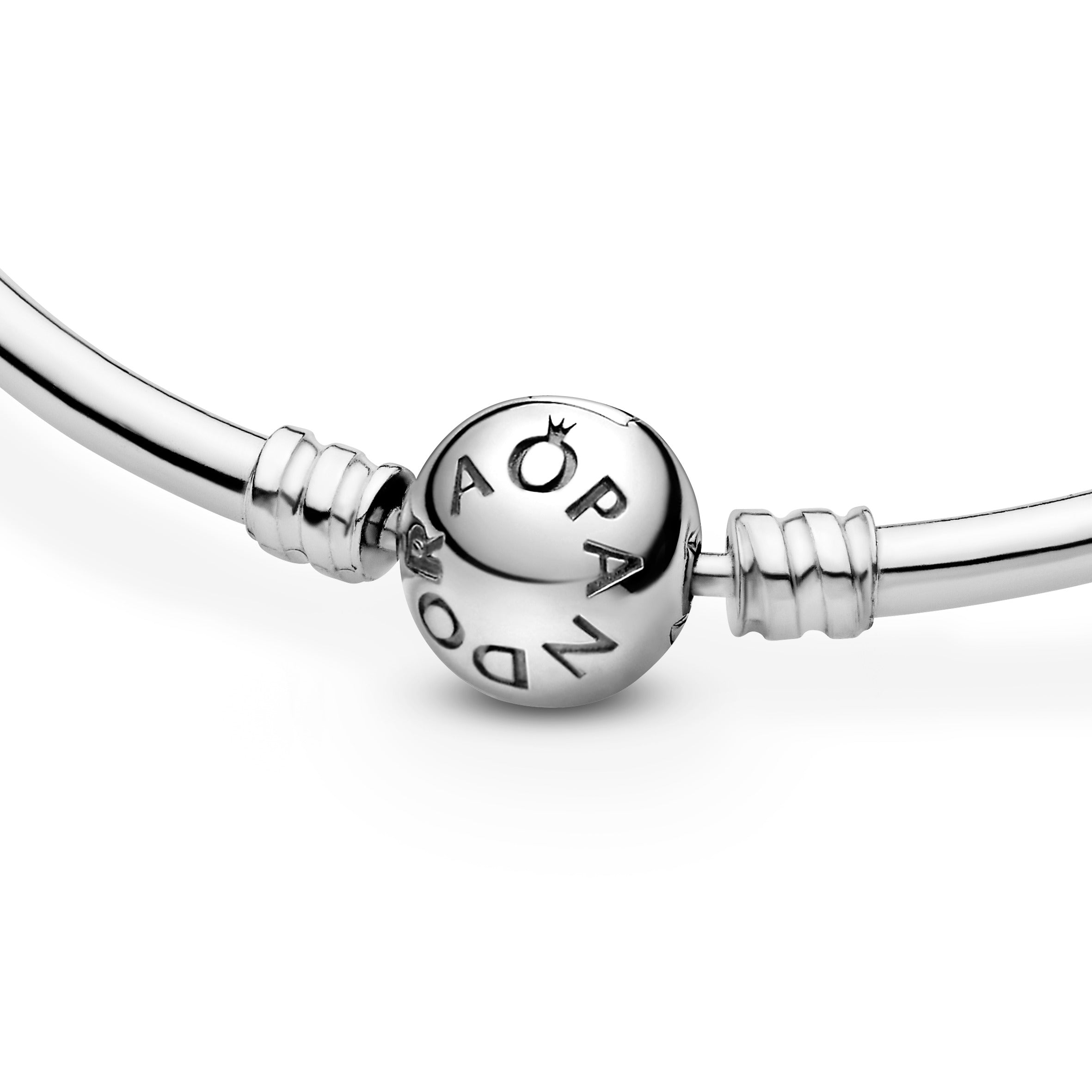 Silver bangle bracelet