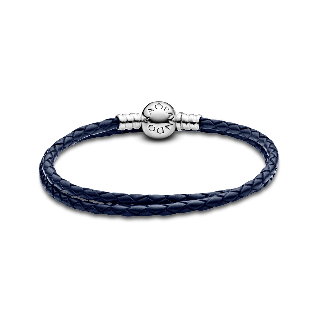 Pandora blue on sale leather bracelet sale