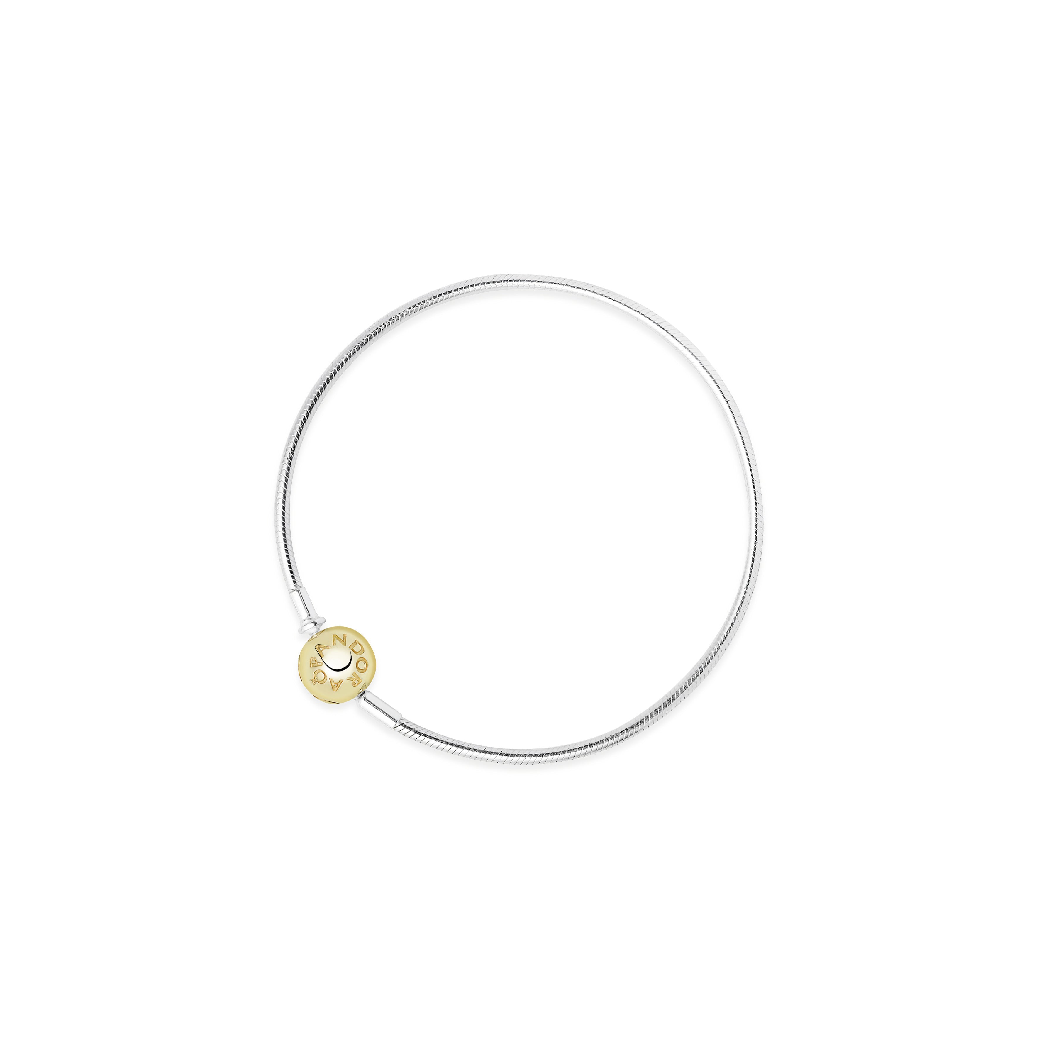 ESSENCE COLLECTION silver bracelet with 14k clasp