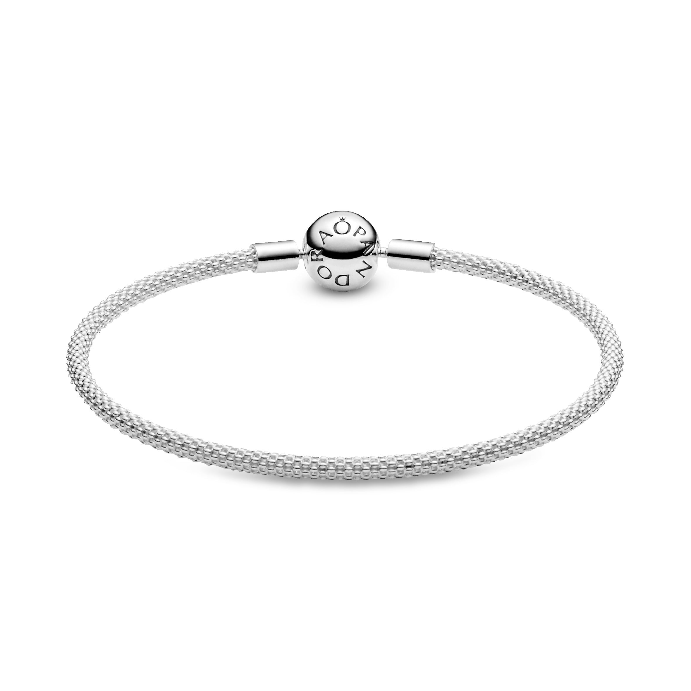 Silver mesh bracelet