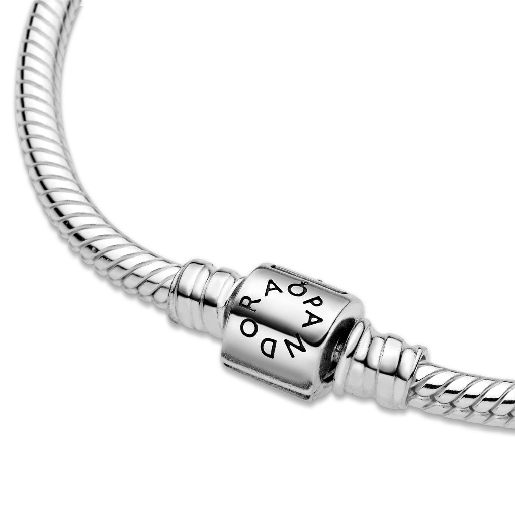 Pandora moments barrel clasp snake chain bracelet cheap