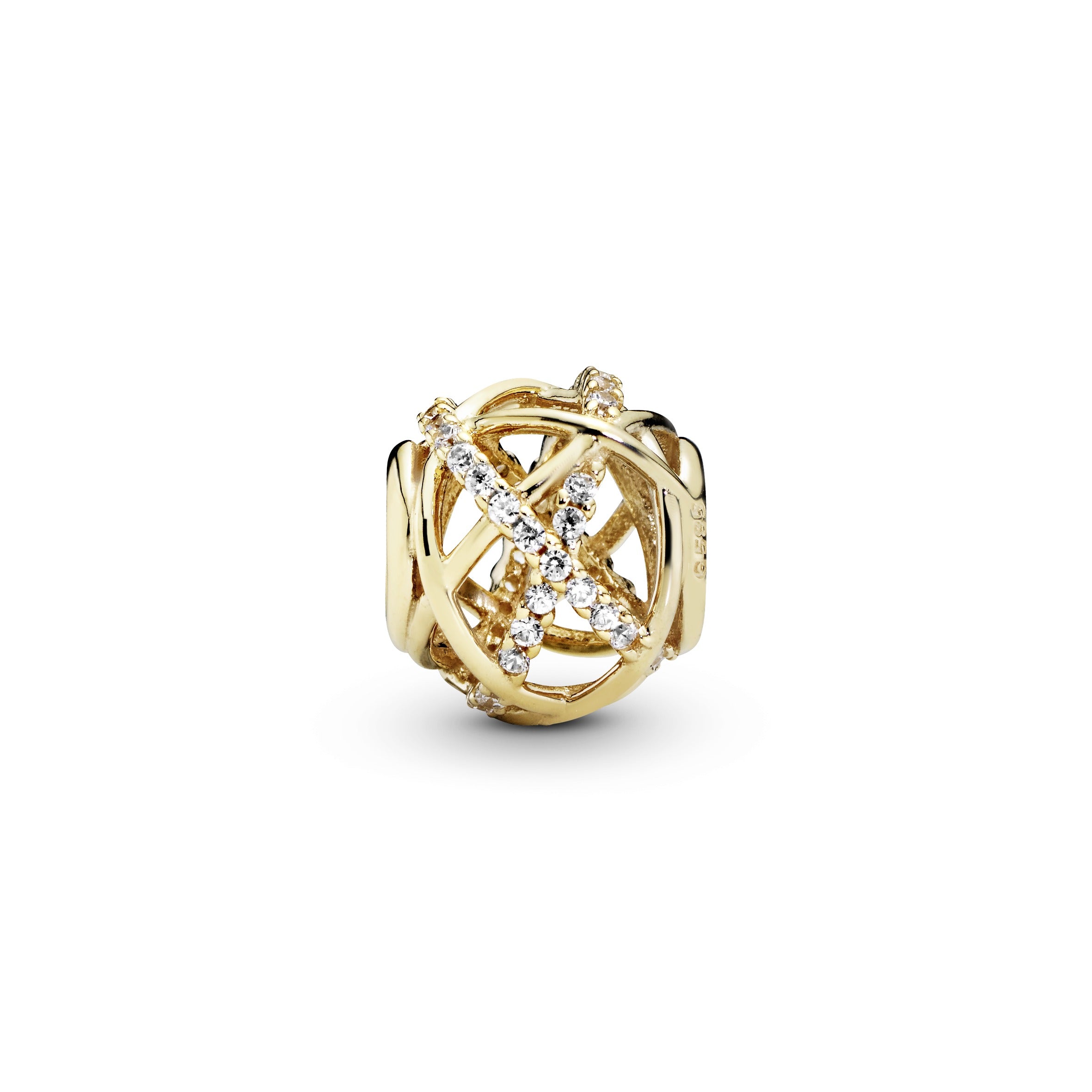 Sparkling & Polished Lines Charm