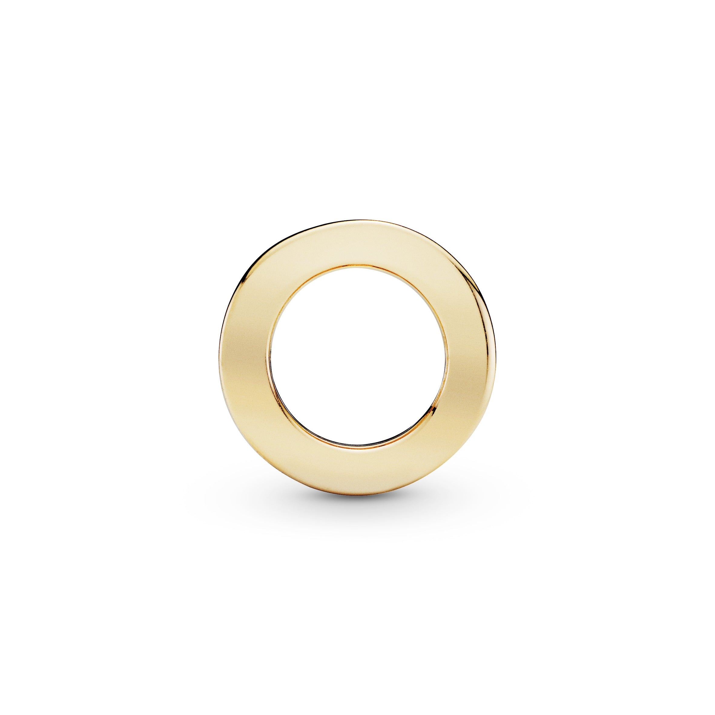 PANDORA Reflexions logo clip charm in 14k Gold Plated