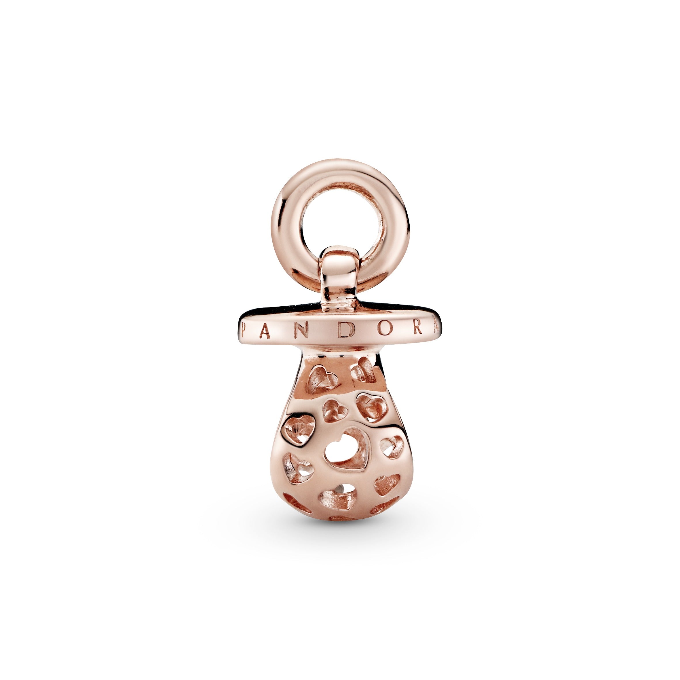 Pacifier 14k Rose Gold-plated charm