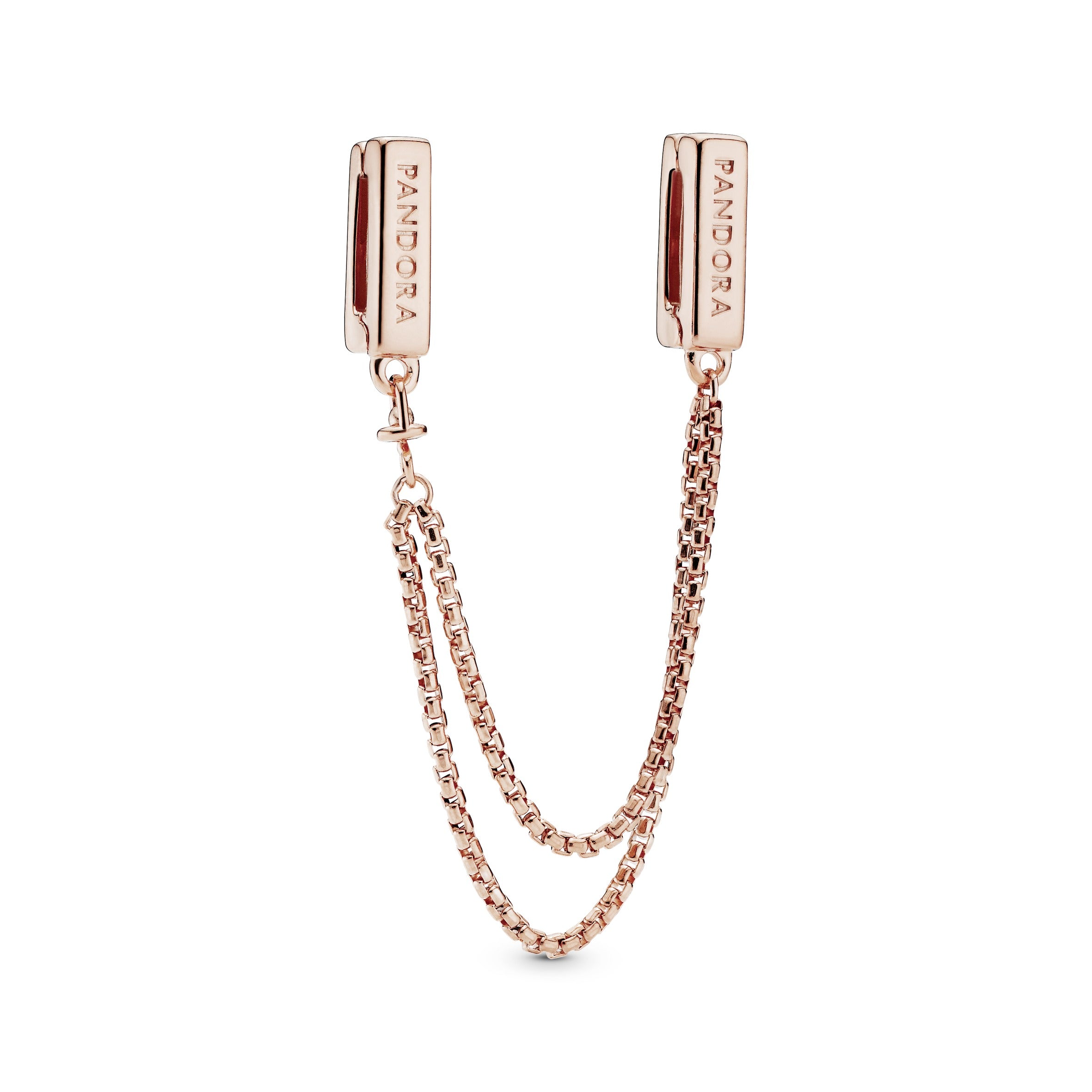 PANDORA Reflexions safety chain in PANDORA Rose
