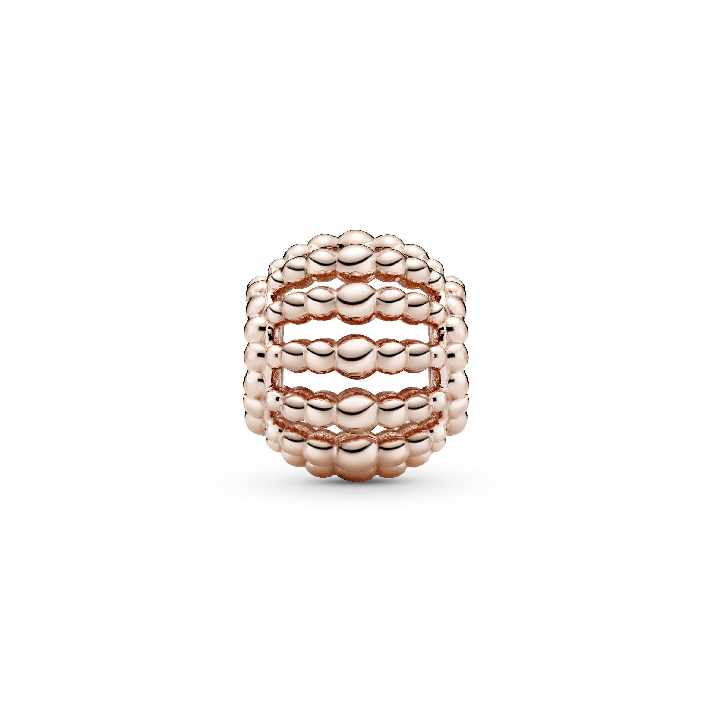 Beaded 14k Rose Gold-plated charm
