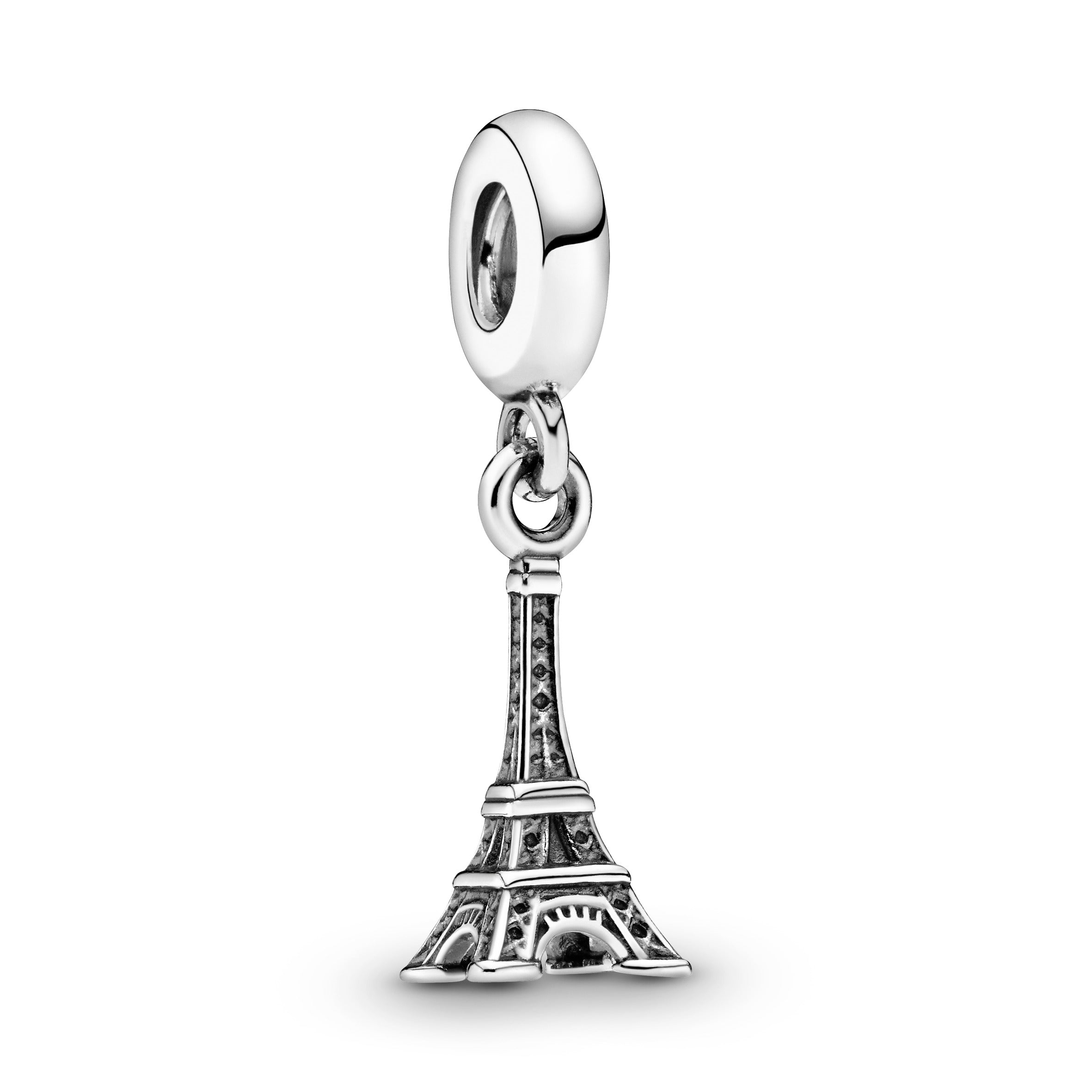 Eiffel tower silver dangle