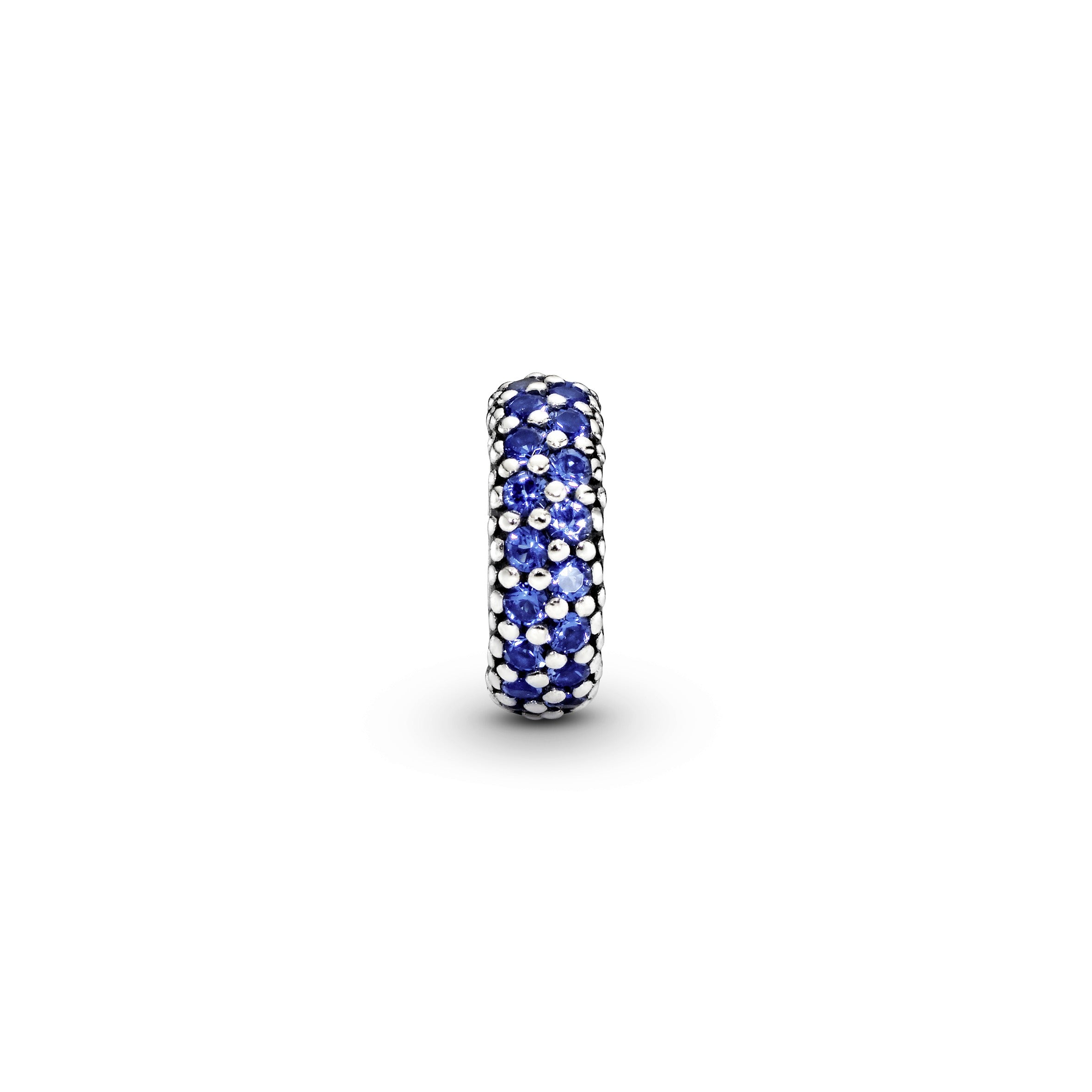 Blue Sparkle Spacer Charm