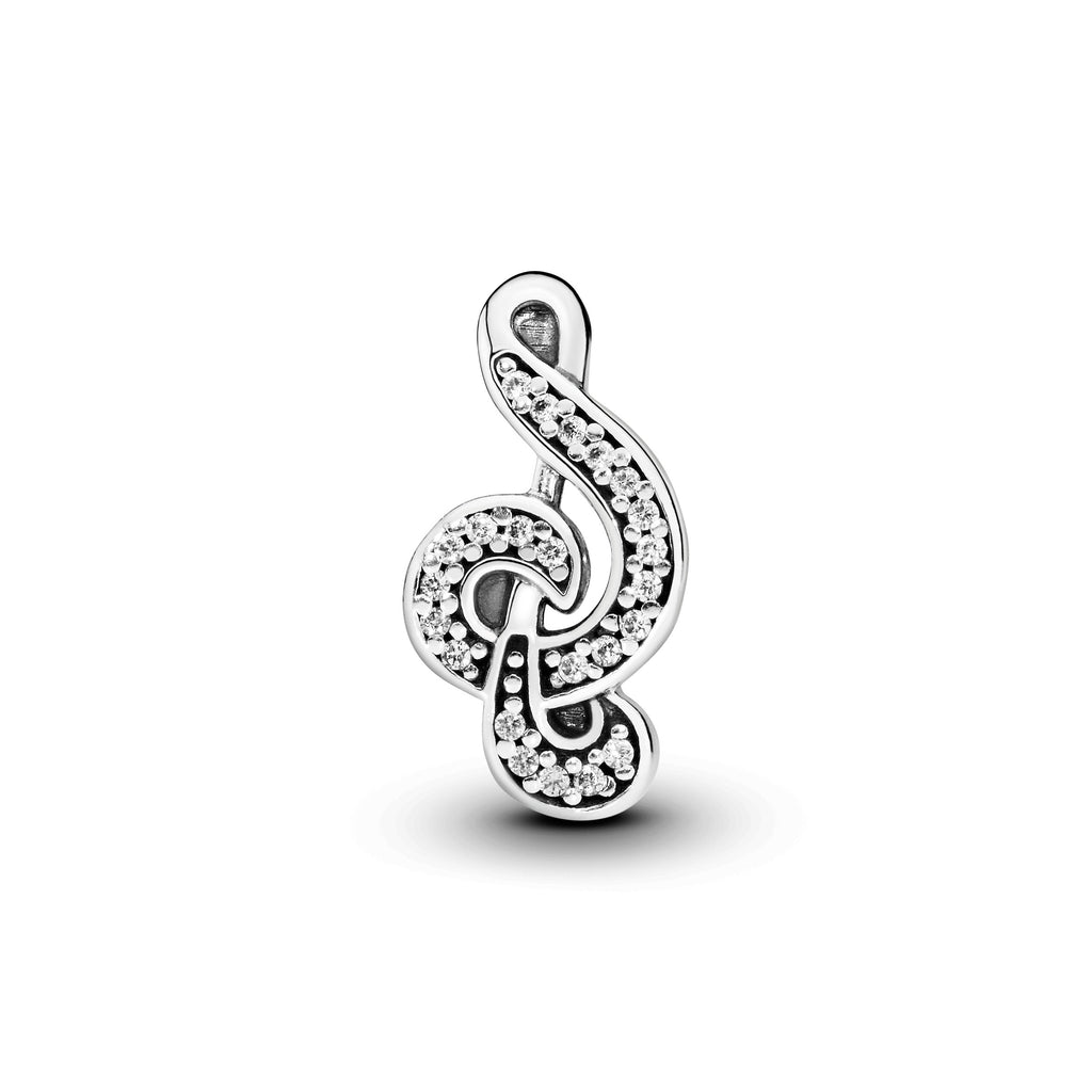 Singer 925 Sterling Silver Pandora Fit Charm Microphone, Music Note, Treble  Clef 