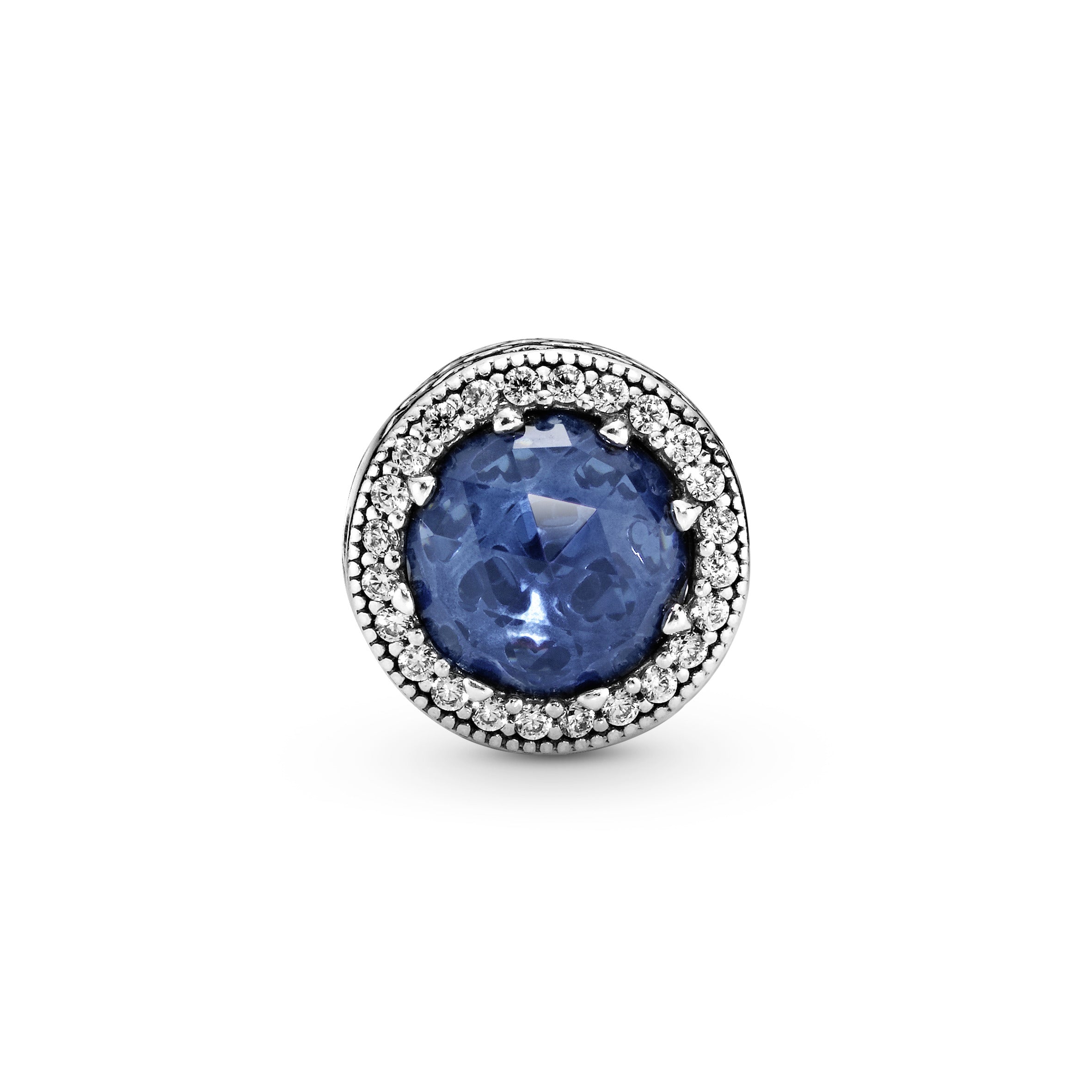 Sparkling Dark Blue Charm
