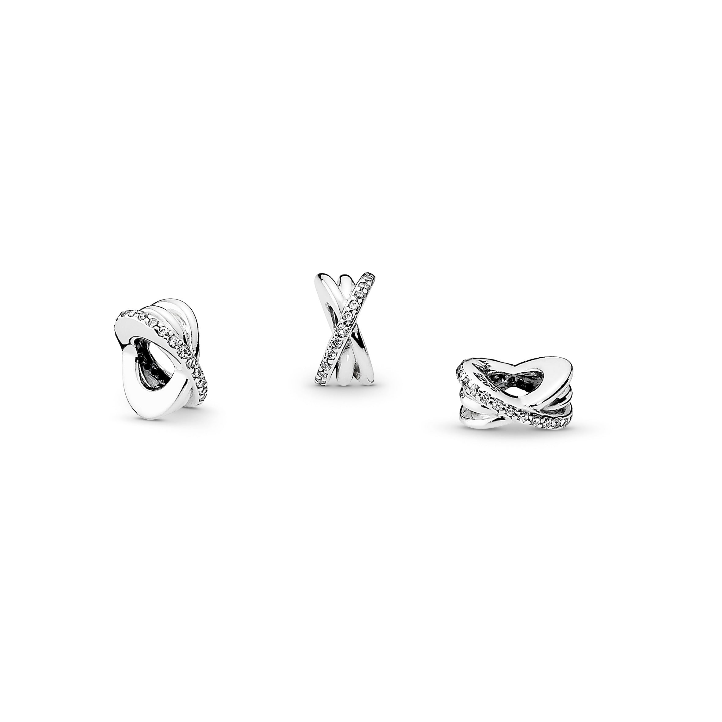 Sparkling & Polished Lines Spacer Charm