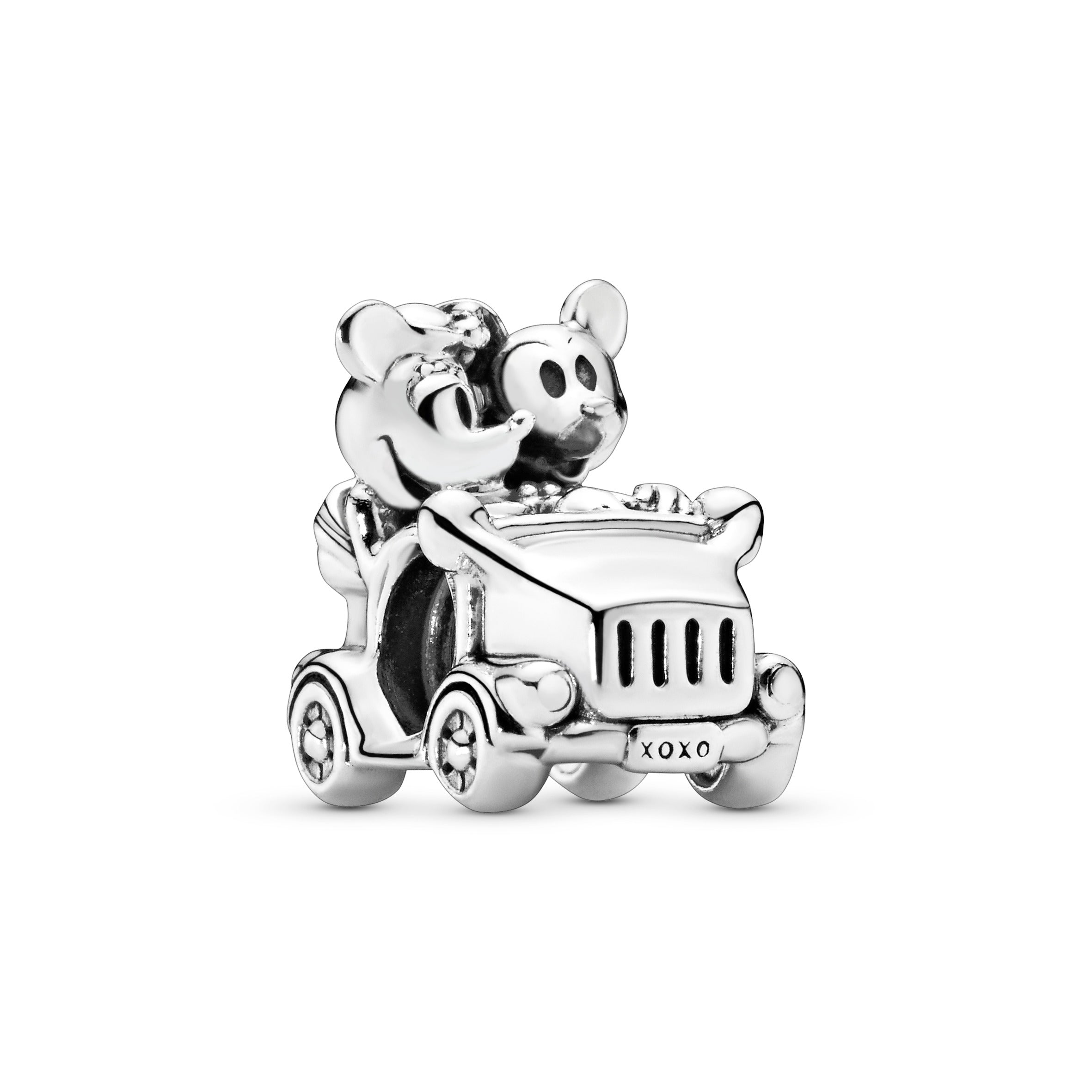 Disney Mickey & Minnie car silver charm