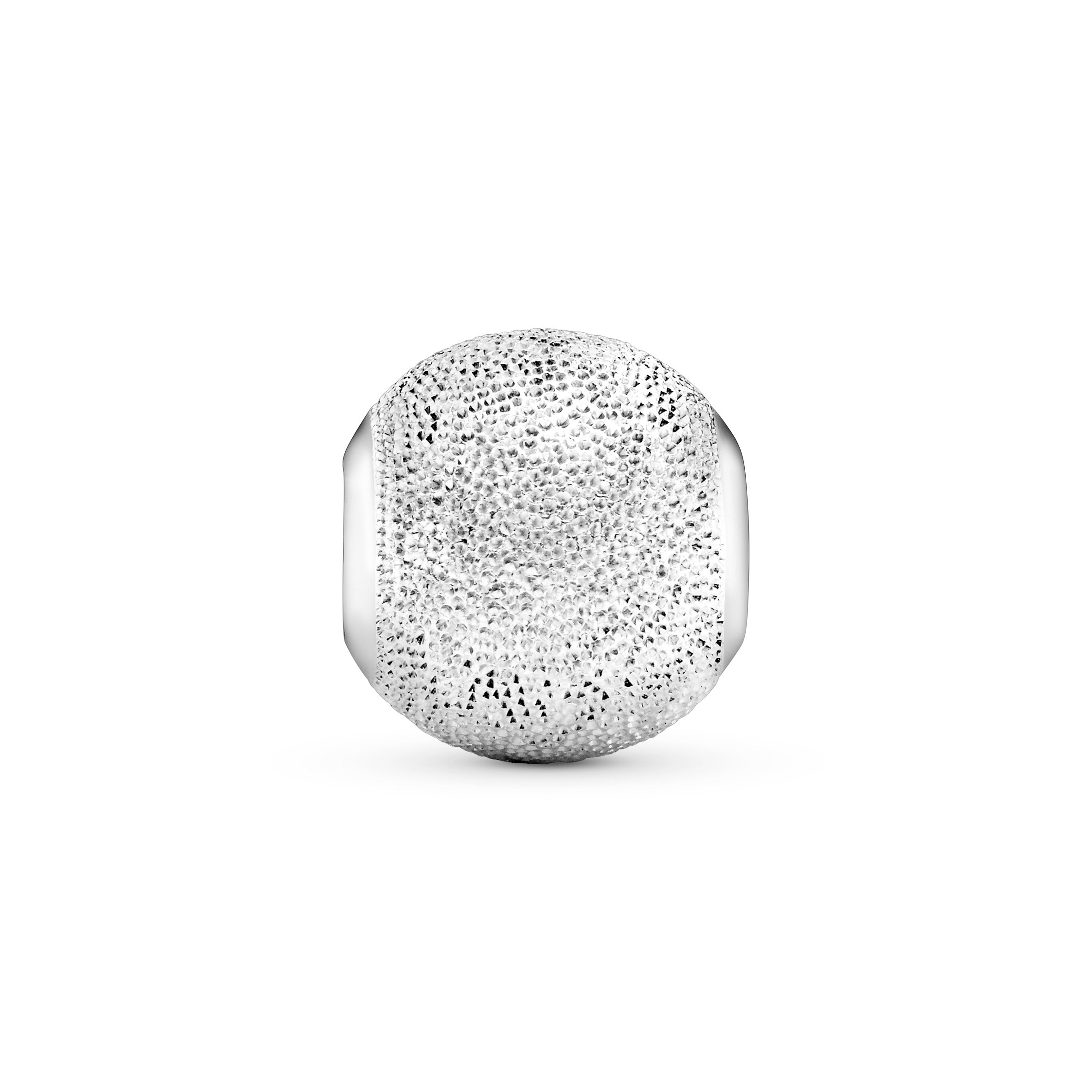 Merry Christmas silver charm with black enamel